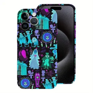 Haunted Mansion Phone Case, Premium Matte Texture, Full Camera Protection, Shock Resistance, Anti Fingerprint, Suitable for iPhone 11 12 13 14 15 16 17 17Air Plus Pro Max Series, Can Be Used As A Gift for friends