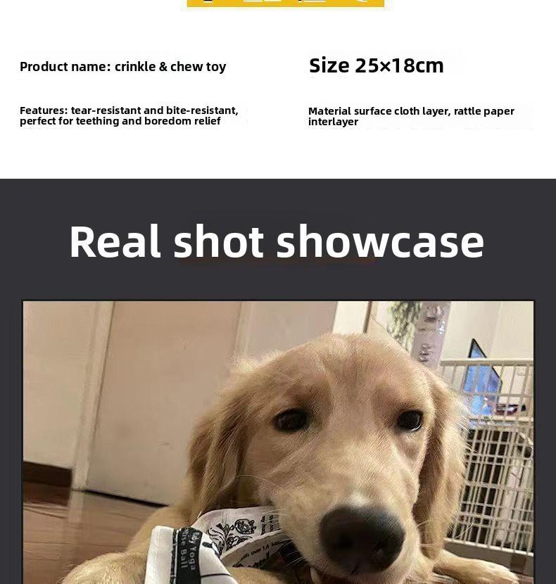 Pet Balloon Indestructible Newspaper Dog Toy Squeaky Chew for Boredom Relief Thickened Durable Teeth Cleaning Realistic Crinkle Safe Non Toxic Washable Quick Dry Interactive Play