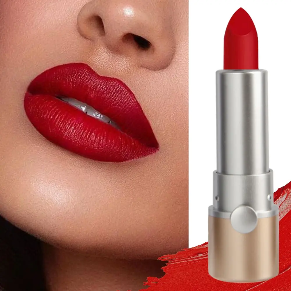 Huasurv Star Tide Fresh Moisturizing Lipstick, Glossy Lipgloss, Vibrant Shade, Long-Lasting Natural Look, Creamy Matte Finish, Perfect for Weddings, Festivals, Parties