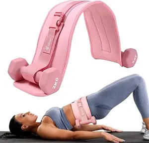Exercise Hip Thrust Belt Durable Thicken Widen Design for Dumbbells Kettlebells Plates Comfortable Slip Padding Gym Home Workouts Up to 200 Pounds Cordura Nylon adjustable