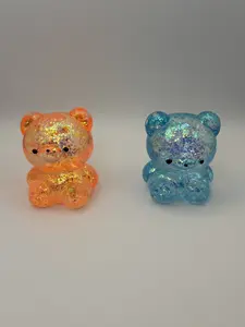 Teddy Bear Decompression toy transparent Fun and Cute For Adults and Kids Stress Relief Decompression Toy