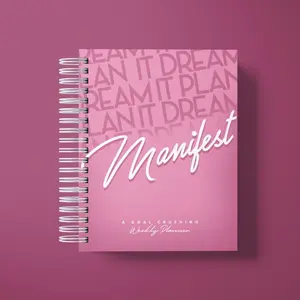 Manifest Planner - Goal Crushing Weekly Planner for Dreaming and Planning