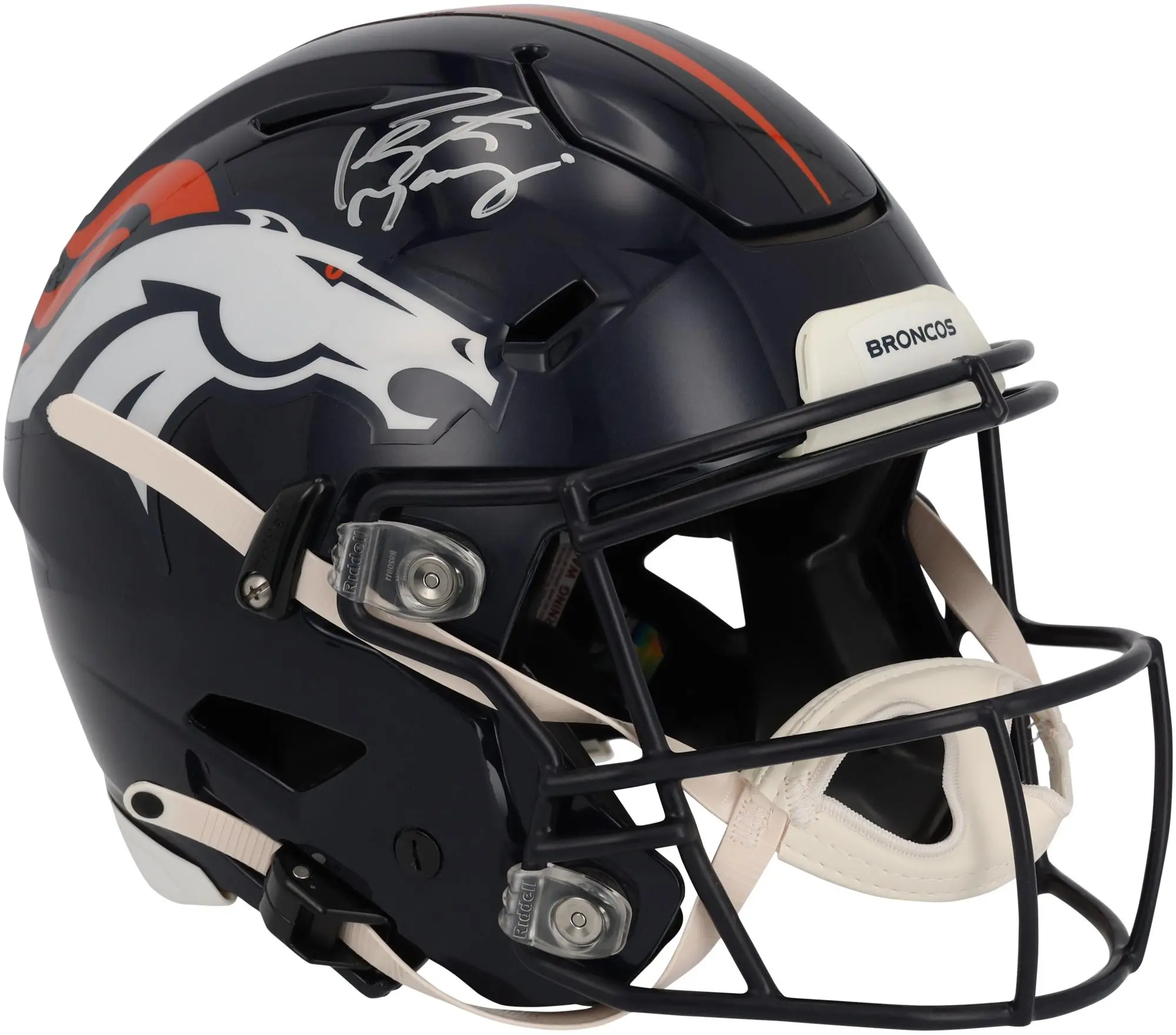 Peyton Manning Denver Broncos Autographed Riddell Speed Flex Authentic Helmet - Fanatics Authentic Certified
