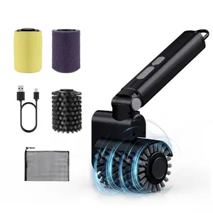IJF Cordless Heavy-Duty Electric Rotating Grill Brush, Powerful BBQ & Griddle Power Scrubber, 120–150 Min Battery Life, Bristle-Free, 3 Cleaning Attachments