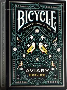 Bicycle Aviary Playing Cards, Teal
