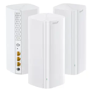 Tenda BE3600 Dual Band WiFi 7 Mesh WiFi System - 3*Full Gigabit Ports, Supports 160+ Devices, VPN, MLO, 4K QAM, Seamless Roaming, Internet Backhaul - ME3 Pro (3-Pack)