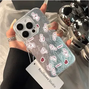 Eight little rabbits. Premium all-inclusive English alphabet cell phone case for Galaxy A03 A03S A04S 4G A1 A12 A13 LIE 4G A14 A15 A23 A25 5G A32 4G A35 5G A51 4G A53 5G   FE iPhone 7 7 PLUS 8 8 PLUS X XR XS XS MAX 11 12 13  14 14 PRO 15 15 PRO  16 16 PRO