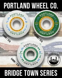 PWC - Bridge Town Series - 97 Duro Rubber Wheels Skateboard