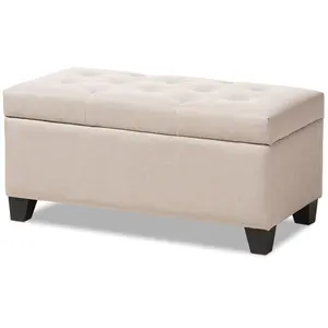 Michaela Modern and Contemporary Upholstered St orage Ottoman