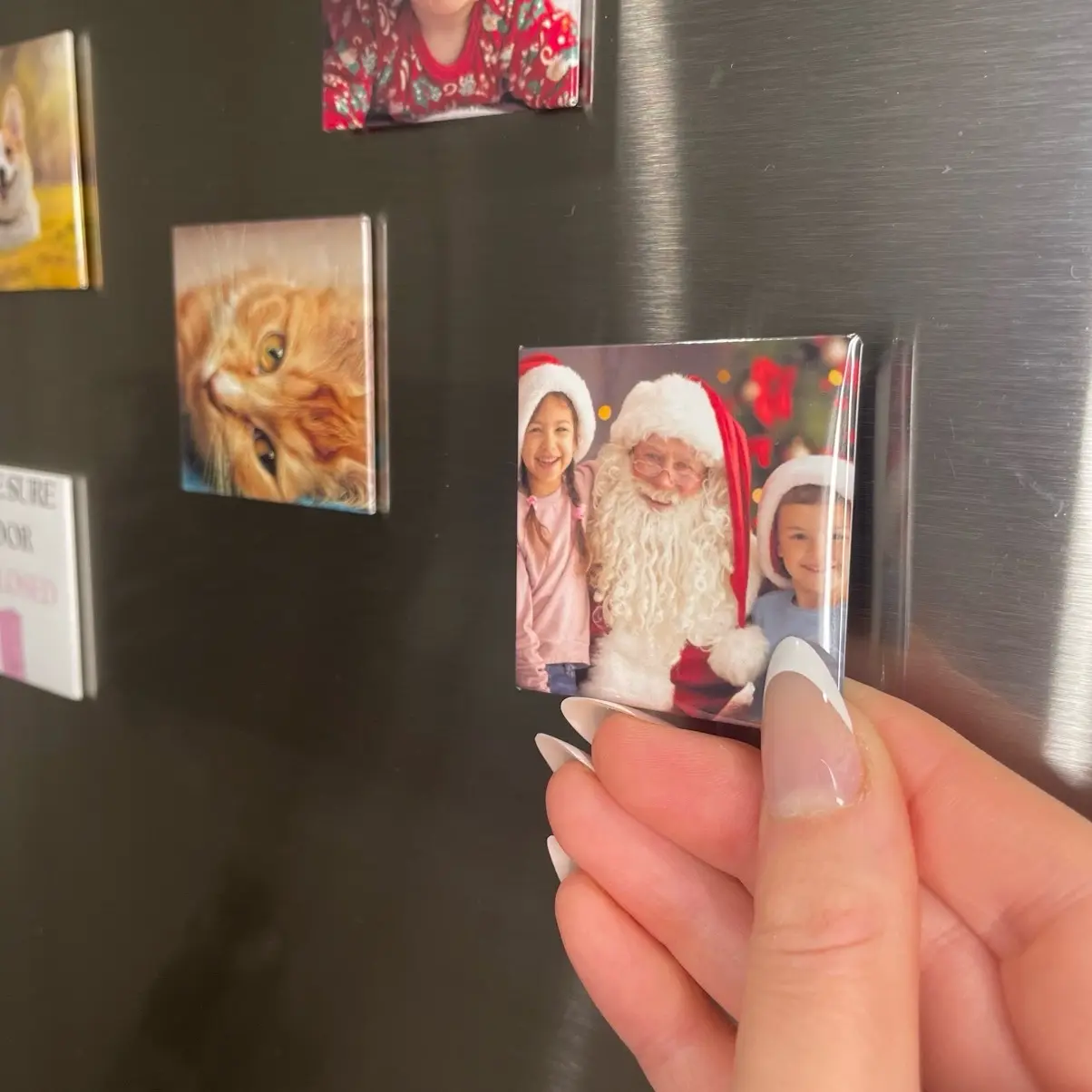 Custom Photo Magnets 2x2" | Gift for Couples | Holiday Gift | Custom Fridge Magnets | Ideal for Decor