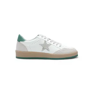 Mi.iM AVERY Casual Sneaker with Star Design, Lace-Up Closure, and Rubber Sole for Walking and Training Shoe Footwear Trainer