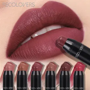 Matte Lip Gloss Lipstick,Brightening, Hydrating And Moisturizing  Lipstick, Makeup,Suitable For Beginners