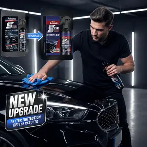 Nano Ceramic Coating Spray for Cars Deep Fix Dull Paint Remove Dirt and Stains Restore High Gloss Shine Long Lasting Hydrophobic Protection
