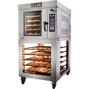 Kolice Commercial Heavy Duty Hot Air Convection Oven,Electric Convection Oven for Baking Breads,Cakes,Cookies - 9500W,220V 3 Phase,Trolley Rotation System,Come with Bottom Frame & 5 Trays