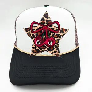 Leopard Star Layered HAT/POCKET Patch