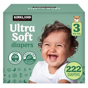 Signature Diapers, Size 3 (16-28 Pounds), 222 Count