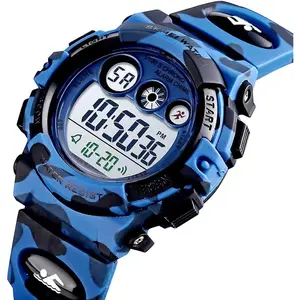 Kids Military Sport Watch – Waterproof Boys Girls Wristwatch with Alarm EL Backlight Stopwatch (Ages 3-15)