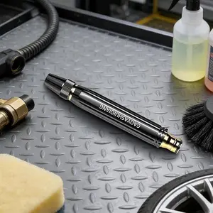 High Pressure Power Washer Nozzle Jet Garden Hose Sprayer Nozzle Heavy Duty Metal Hose Sprayer for Car Washing Yard Watering Cleaning