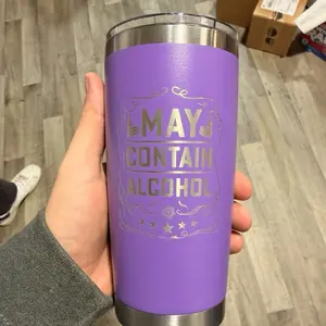 May Contain 20 oz Tumbler!