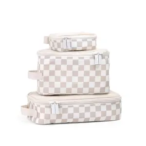 Itzy Ritzy Pack Like A Boss Packing Cubes Set of 3 Organization Cubes for Travel and Life on-the-go - Stylish Design - Organized Storage Solution