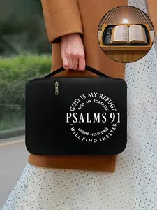 Bible Bag Organizer, Multi-Functional Storage Pouch, Multifunctional Storage Bag, Large Capacity, Zipper & Handle, Ideal for Daily Use & Travel, Perfect Gift