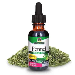 Nature's Answer Fennel Seed with Organic Alcohol, 1-Fluid Ounce | Digestive Support | Supports Intestinal Function | Gluten-Free | Kosher | Single Count