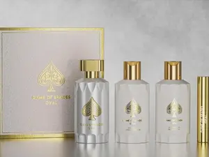 Game of Spades OPAL 4 pcs Gift Set by Jo Milano Paris (parfum 3.4 oz., Aromatic Body cleanser 3.4 oz., Hydrating body cream 3.4 oz. & Atomizer)