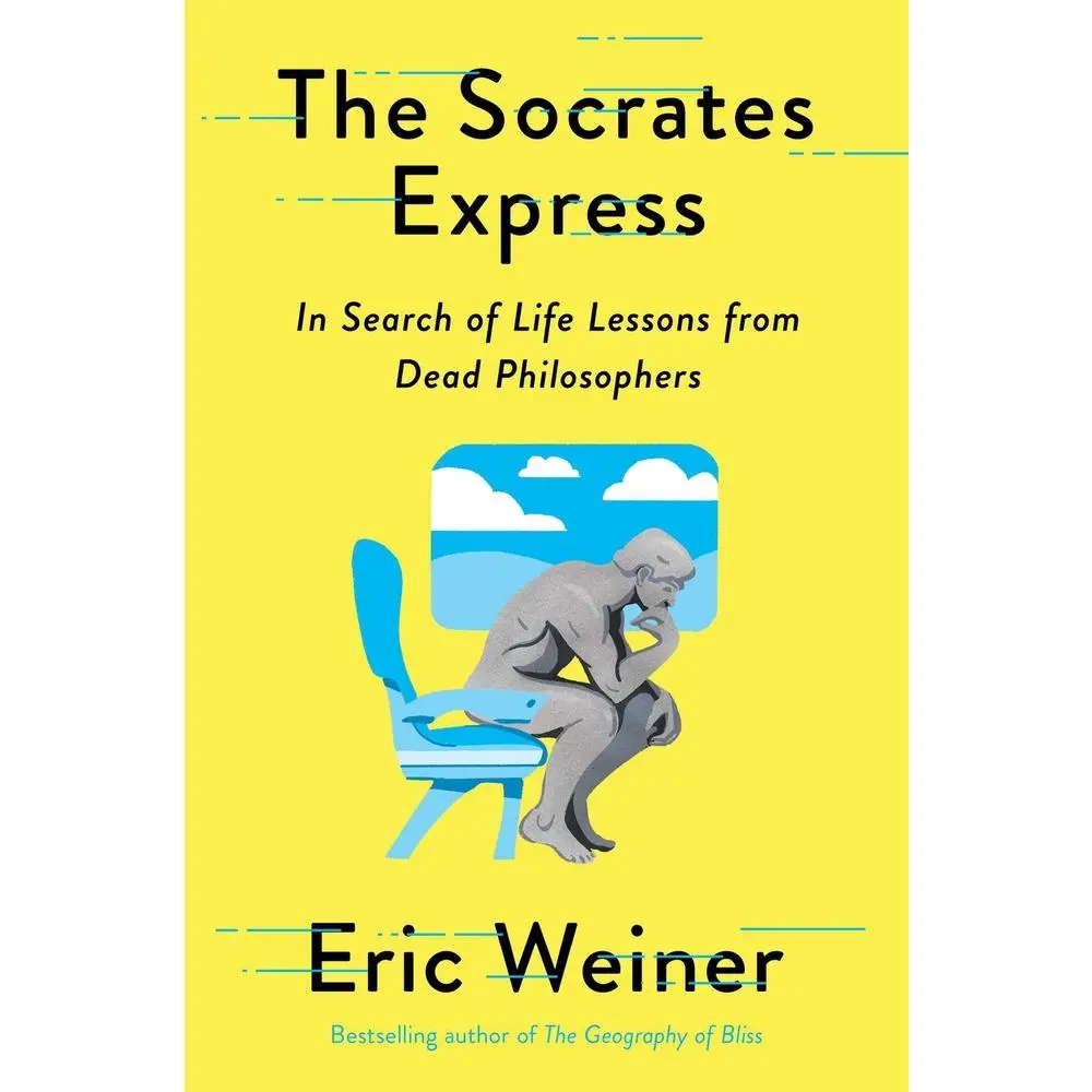 Used Hardcover Book - The Socrates Express: In Search of Life Lessons from Dead Philosophers by Eric Weiner - English - Accessible Literature - Published by Avid Reader Press / Simon & Schuster, Books
