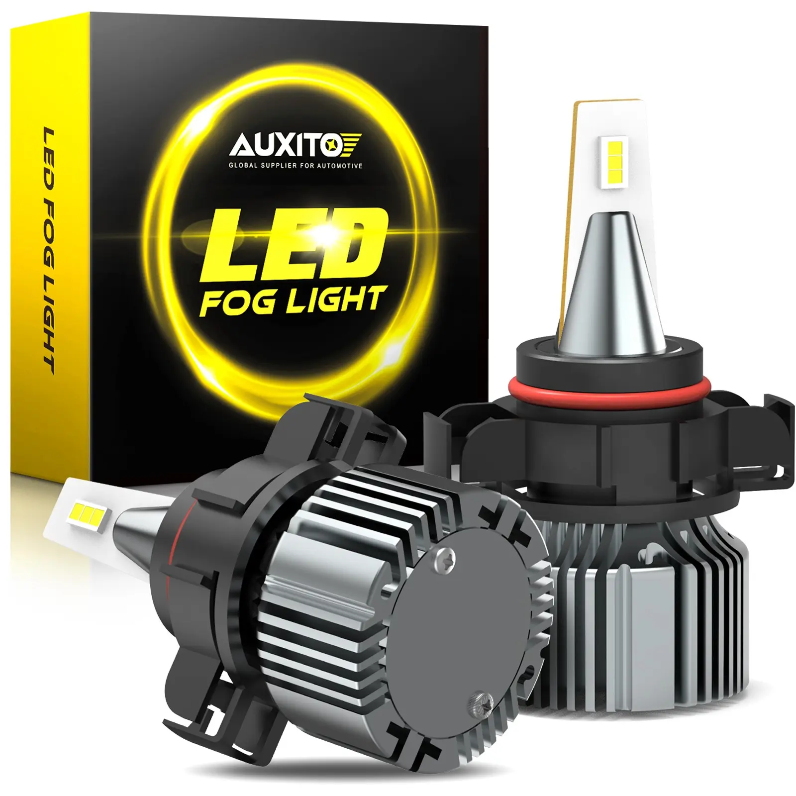 AUXITO PSX24W 2504 12276 LED Fog Light Bulbs High Power ,400% Brighter,6500K White AUXITO PSX24W 2504 12276 LED Fog Light Bulbs High Power ,400% Brighter,6500K White