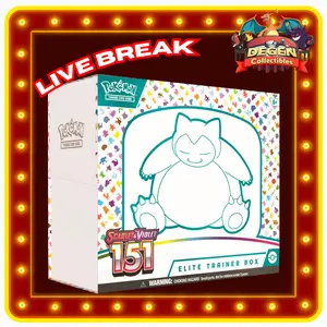 v Pokemon TCG [ENG] Scarlet & Violet 151 ENG - 1 Elite Trainer Box LIVE RIP AND SHIP ONLY