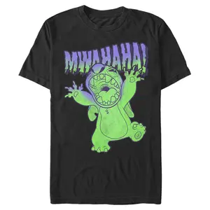 Men's Lilo & Stitch Mwahaha Halloween Horror T-Shirt