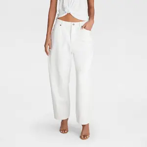 KBB by KAHLANA Women's Mid-Rise 'The Vintage Straight Leg Jeans'
