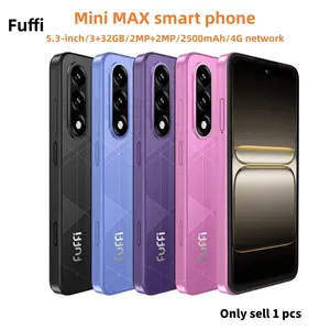 FUFFI S26 Pro 5.3-inch Mini Max Smartphone, 3GB RAM + 32GB Storage, Unlocked 4G Network, 2500mAh Battery, Android 10 Phone with Button Camera, Fingerprint and Dual-SIM GPS