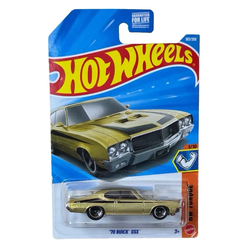 Hot Wheels Mainline '70 Buick GSX Gold HW Torque 1/10