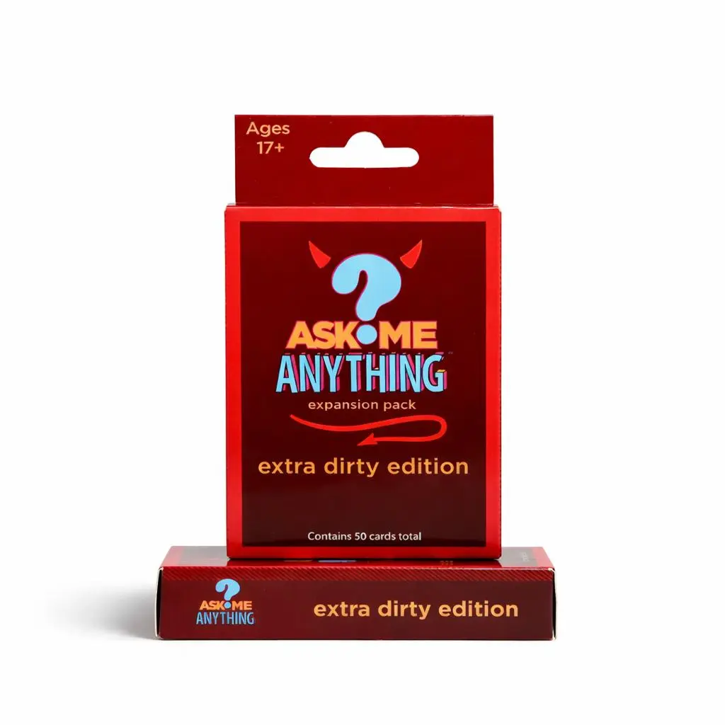Ask Me Anything Ultimate Social Game Extra Dirty Edition - 50 Extra Raunchy Questions for Adult Fun & Party Board Game