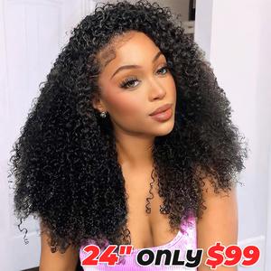 [WEAR·GO HALF WIG] Curly Half Wig Human Hair 180 Density 3 In 1 Seamless Flip Over Half Wigs Human Hair Glueless Wear and Go Beginner Friendly Kinky Curly Wig Human Hair Drawstring Headband Wig for Women 20 Inch wear  and  go  wigs