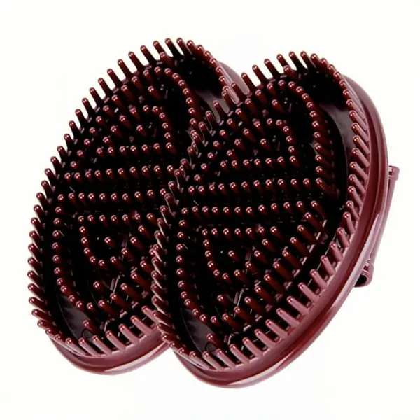 Meridian Massage Brush Handheld Silicone Body Massage Brush Cellulite Massager Lymphatic Drainage Body Scrubber for Belly Legs Arms Back
