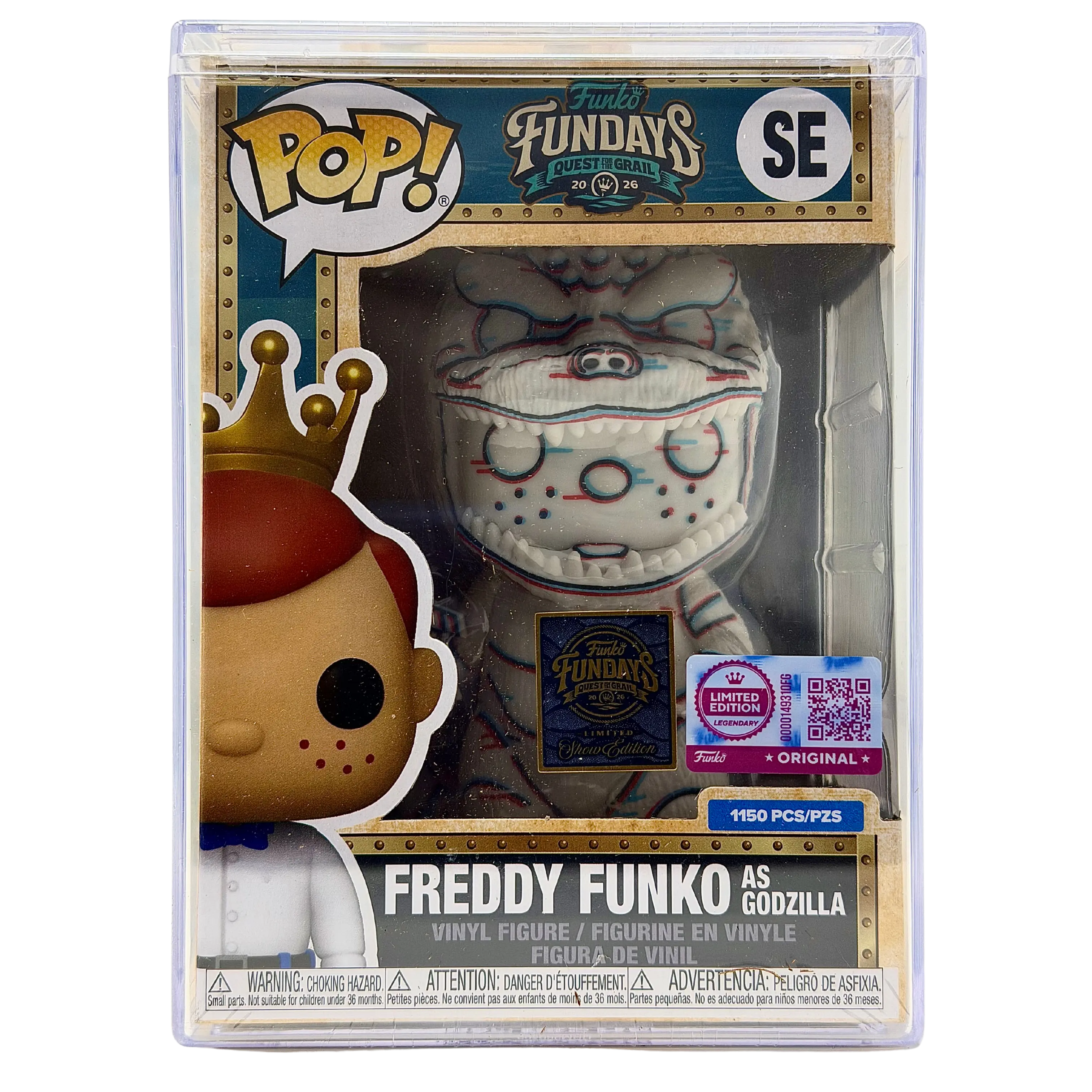 Funko Pop! Funko Fundays 2026: Godzilla – Freddy Funko as Godzilla SE (Legendary Limited Edition 1,150 Pieces)