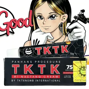 TKTK Deep Numbness Tattoo Soothing Cream Maximum Strength 6-8Hours Professional Tattoo Assistance Tool Painless Cream Waxing & Piercing | BestTattoo Care 75% Enhanced Version summerwins