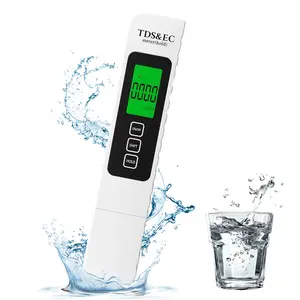 2026 Upgraded 4-in-1 Digital TDS Meter - Digital Water Quality Tester for TDS, EC and Temperature (°C/°F) | 0-9990 ppm Range | Suitable for Drinking Water, Reverse Osmosis Systems, Aquariums and Swimming Pools inflatable pool Modern