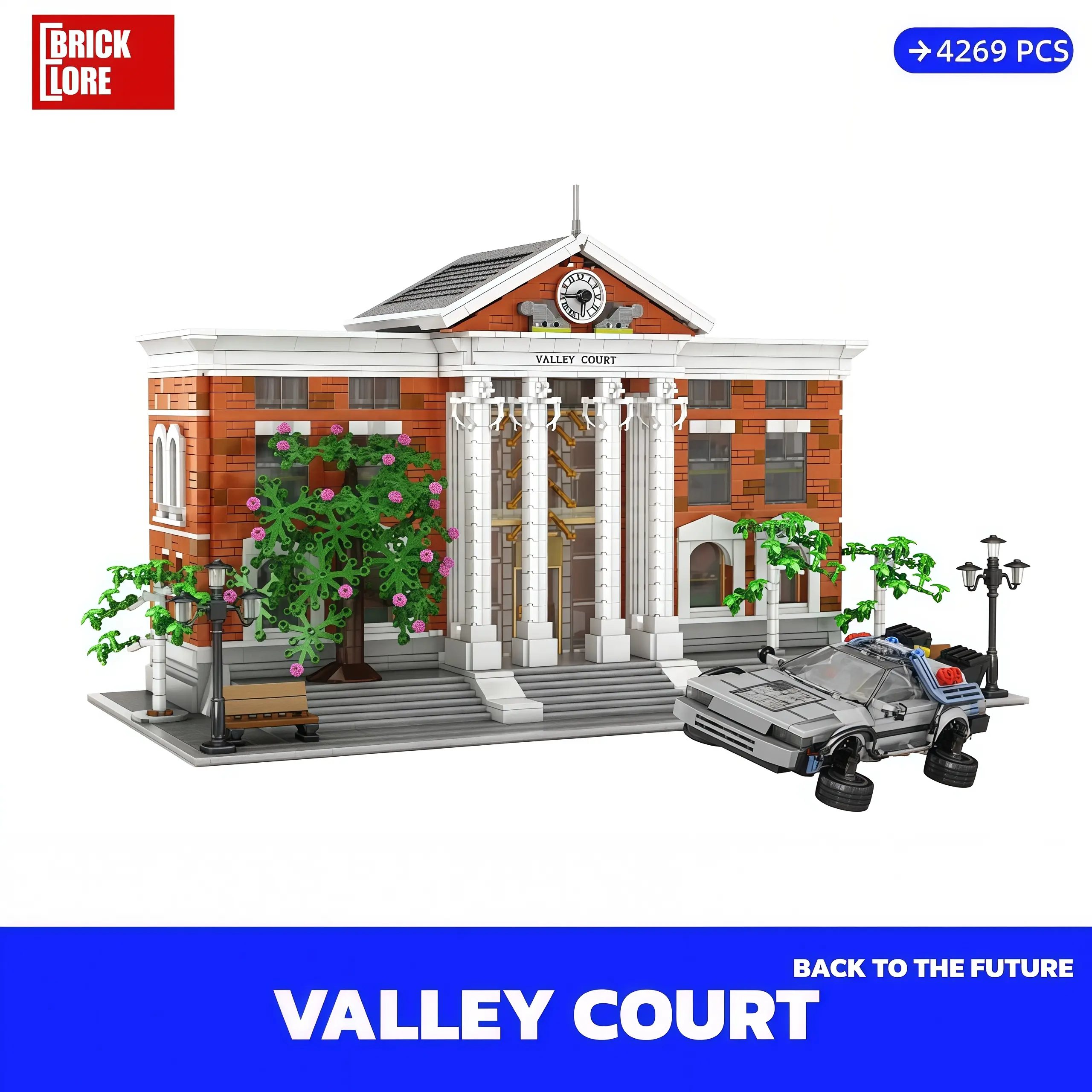 [BrickLORE](SHIP FREE) Courthouse Courthouse Collection 4269 Pieces With GIFT box