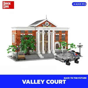 [BrickLORE](SHIP FREE) Back To The Future Courthouse With Original Box 4269pcs 43*36*23cm