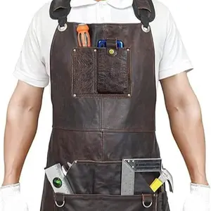 FUERI Holiday Haul Sale Heavy Duty Leather Tool Aprons for Men & Women – Adjustable Straps, Comfortable & Durable. Ideal for Carpenters, Painters. Strong, Adjustable, Reliable Work Apron. Buy Now!
