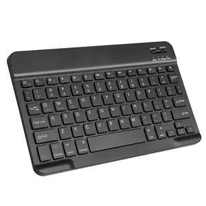 Tibuta Ultra-Slim Bluetooth Keyboard for iPad 10th/9th/8th Gen/Air/Pro/Mini iPhone & Tablets Rechargeable 20-Day Battery Portable 10" Wireless with Scissor Switch Keys Black