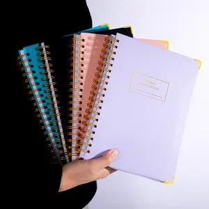 CAGIE Hardcover B5 Spiral Notebooks Hardcover Journal Notebook with Tabs Dividers Multi 5 Subject Notebook Planners For 2026 College Essentials College Ruled 240 Pages Lined Paper Hardcover with Metal Corners Water-proof Eco-friendly