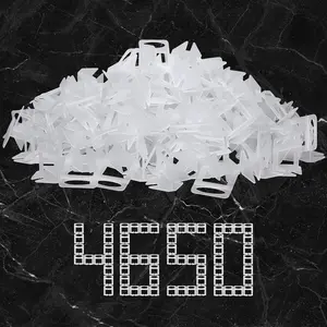 Tile Spacers 1/16, 4650 count DIY Tile Leveling System Clips for Professional Leveler Ceramic Tile and Stone Installation