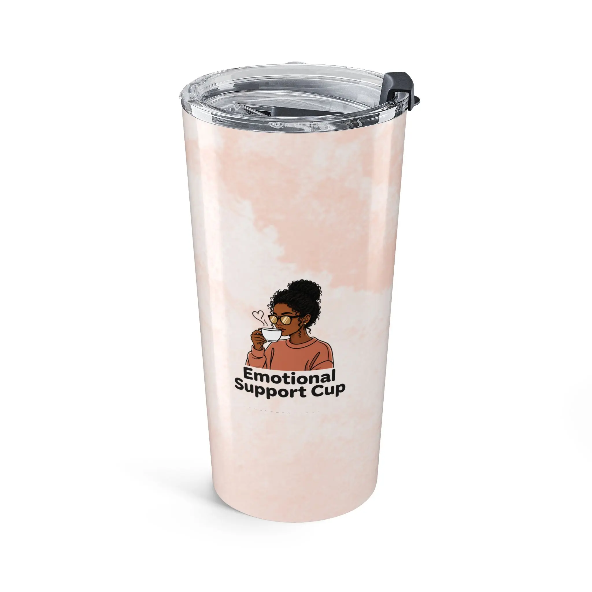 Blush Marble Tumbler 20oz | Pink Marble Travel Tumbler