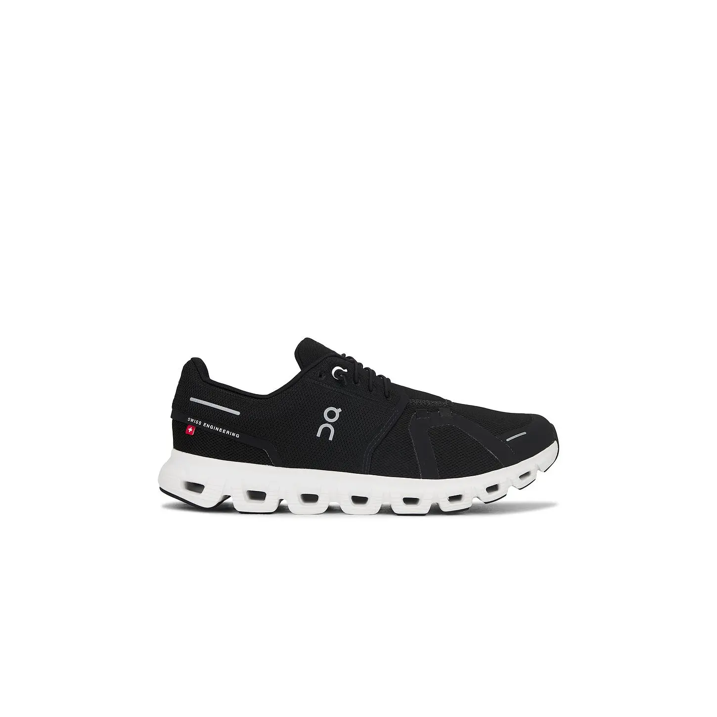 On Cloud 6 Sneakers in Black & White
