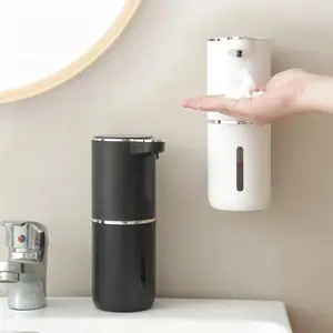 Automatic Wall-Mounted Hand Soap Dispenser with Infrared Sensor, Foam and Liquid Machine, USB Charging, Home Bathroom Hygiene Accessory, Touchless Soap Dispenser