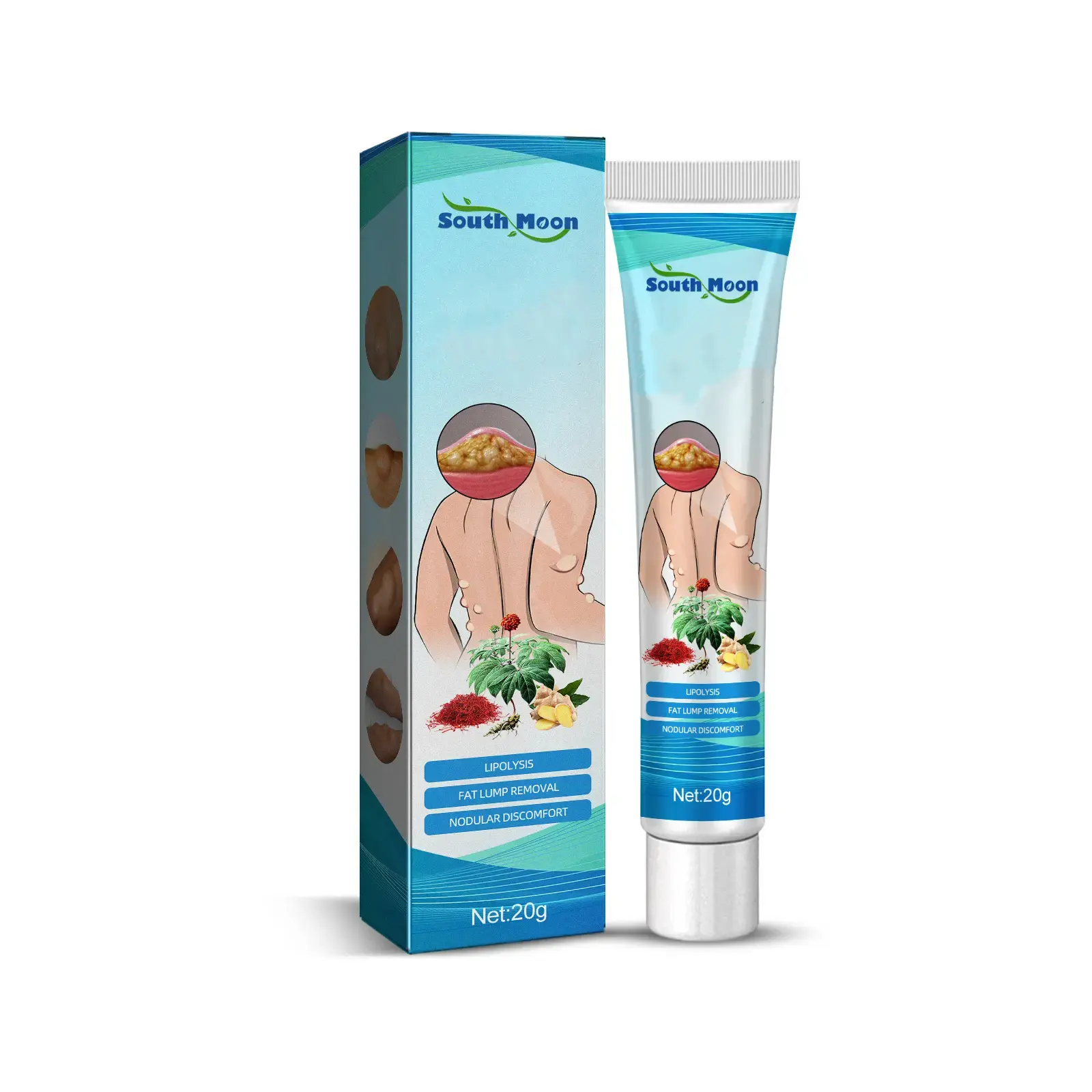Natural Herbal Soothing Body Cream, Gentle Moisturizing Ointment for Uneven Rough Skin Texture